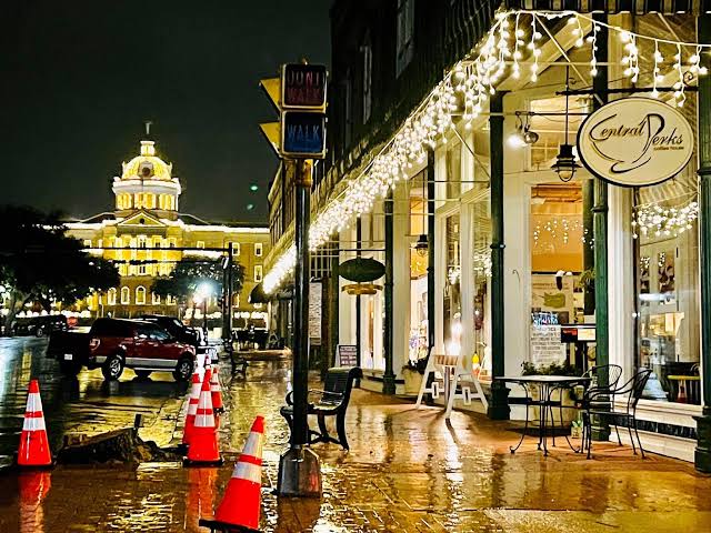 Wonderland of Lights in downtown Marshall Texas